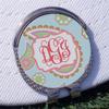 YouCustomizeIt Personalized Blue Paisley Golf Ball Marker - Hat Clip - Silver view 3