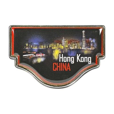 Collectible Novelty Pin for Backpack, Scarf - Made From Jeweler Class Metal - Spartan and the Green Egg Explorer Pin Series: Hong Kong, China (59)
