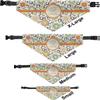 RNK Shops Personalized Swirls & Floral Dog Bandana - XLarge view 3