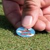 RNK Shops Personalized Airplane Golf Ball Marker - Hat Clip - Silver view 4