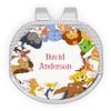 YouCustomizeIt Personalized Animals Golf Ball Marker - Hat Clip - Silver view 1