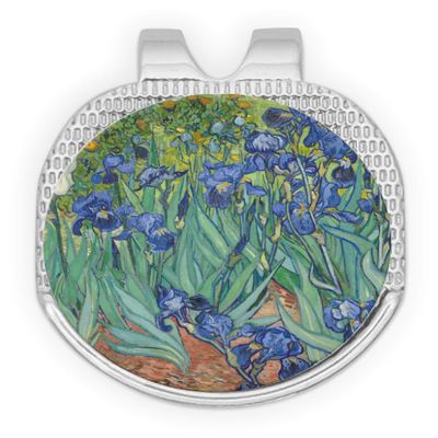YouCustomizeIt Irises Golf Ball Marker - Hat Clip - Silver