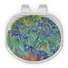 YouCustomizeIt Irises Golf Ball Marker - Hat Clip - Silver view 1