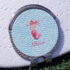 YouCustomizeIt Personalized Mermaid Golf Ball Marker - Hat Clip - Silver view 3