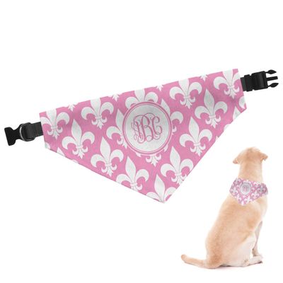 RNK Shops Personalized Fleur De Lis Dog Bandana - Large