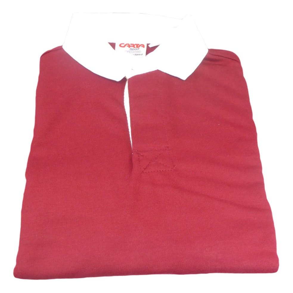RUGBY JERSEY MAROON SIZE 30-32