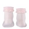 FALKE Unisex Kids Romantic Lace Socks, Cotton, Pink (Powder Rose 8902), 10-12.5, 1 Pair view 2