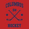 UGP Campus Apparel - Columbus Classic Hockey Arch Basic Cotton T-Shirt - 3X-Large - Red view 2