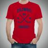 UGP Campus Apparel - Columbus Classic Hockey Arch Basic Cotton T-Shirt - 3X-Large - Red view 4