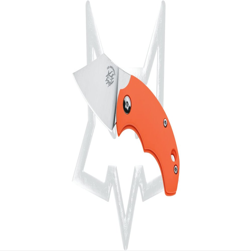 BB Drago Piemontes FX-519 O Pocket Knife N690Co Stainless and Orange FRN