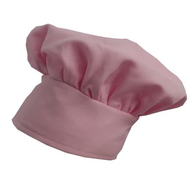 CHEFSKIN Big & Tall 2X XXL Mushroom Chef Hat, Fully Adjustable (Pink)