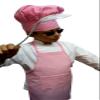 CHEFSKIN Big & Tall 2X XXL Mushroom Chef Hat, Fully Adjustable (Pink) view 3