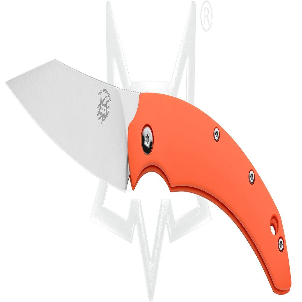 Dragotac Piemontes FX-518 O Pocket Knife N690Co Stainless and Orange FRN