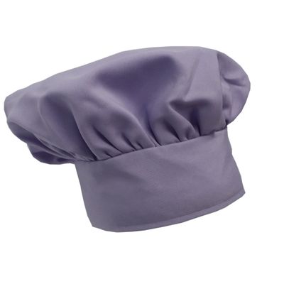 CHEFSKIN BIG & Tall 2X XXL Mushroom Chef Hat, Fully Adjustable (LAVENDER)
