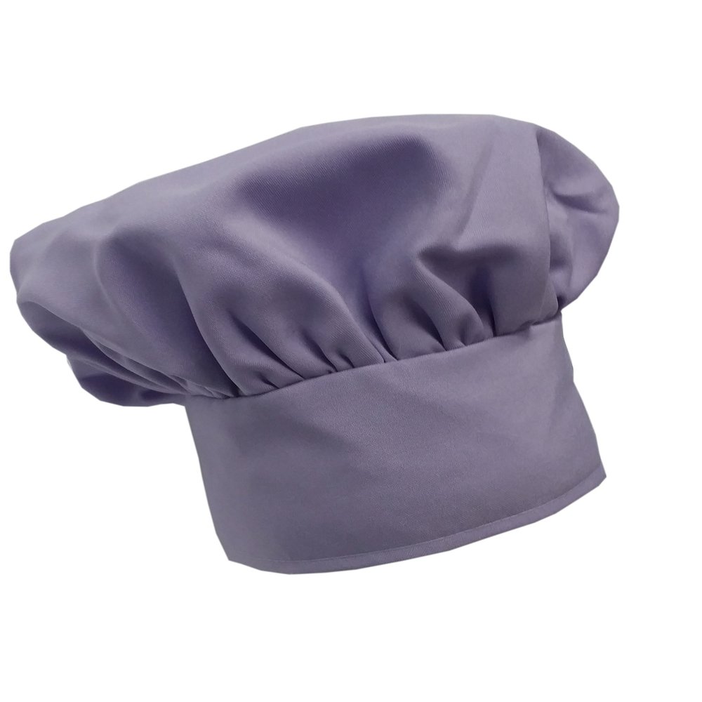 CHEFSKIN BIG & Tall 2X XXL Mushroom Chef Hat, Fully Adjustable (LAVENDER)