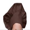CHEFSKIN Big & Tall 2X XXL Mushroom Chef Hat, Fully Adjustable (Chocolate) view 3