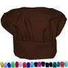 CHEFSKIN Big & Tall 2X XXL Mushroom Chef Hat, Fully Adjustable (Chocolate) view 4