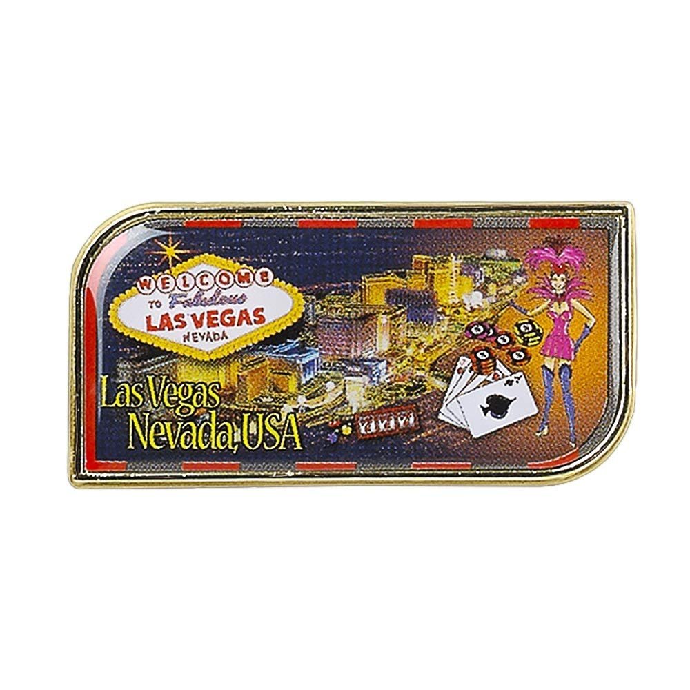 Collectible Novelty Pin for Backpack, Scarf - Made From Jeweler Class Metal - Spartan and the Green Egg Explorer Pin Series: Las Vegas - Nevada, USA (158)