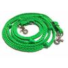 barrel reins horse tack neon green view 1