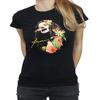 Absolute Cult Janis Joplin Women's Floral Pattern T-Shirt XX-Large Black view 4