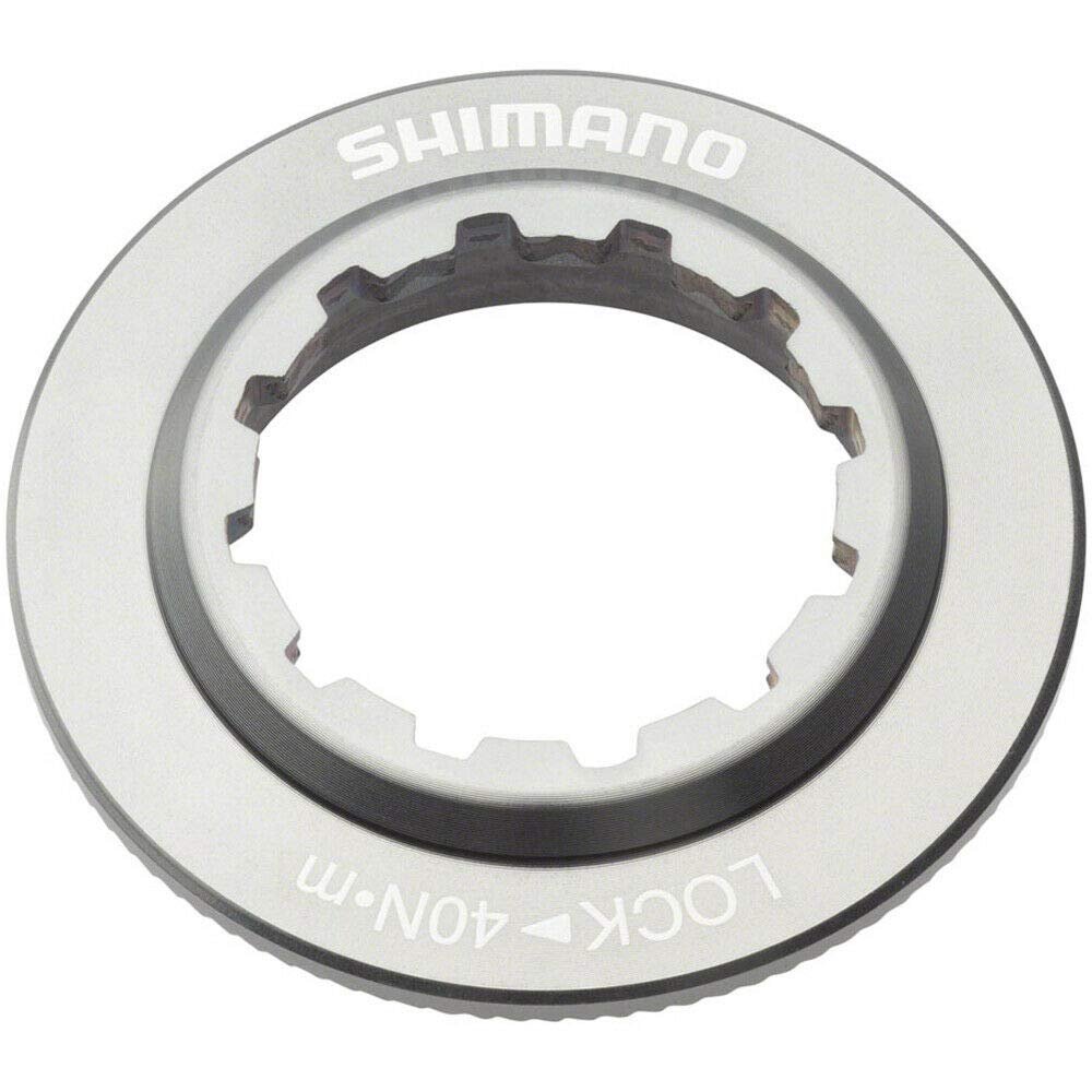 Shimano Dura-Ace Sm-Rt900 Centerlock Rotor Lockring Silver, Internal Spline