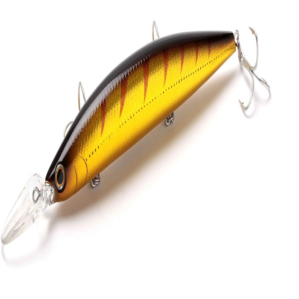 Jackson Minnow Athlete 13MDS 5.1 inches (130 mm), 1.0 oz (29 g), Golden Guigo CGG Lure