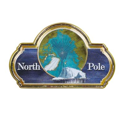 Collectible Novelty Pin for Backpack, Scarf - Made From Jeweler Class Metal - Spartan and the Green Egg Explorer Pin Series: North Pole (58)