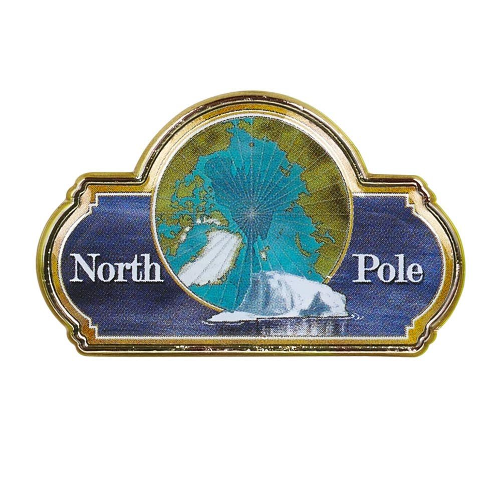 Collectible Novelty Pin for Backpack, Scarf - Made From Jeweler Class Metal - Spartan and the Green Egg Explorer Pin Series: North Pole (58)