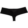 Jaxu Men's Micro Boxer Drawing Thong Bottom Mini Trunks Guys Underwear Pouch Male Shiny Posing Bikin Briefs Boxers Pants Black M view 1