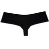 Jaxu Men's Micro Boxer Drawing Thong Bottom Mini Trunks Guys Underwear Pouch Male Shiny Posing Bikin Briefs Boxers Pants Black M view 3