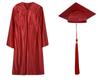 Preschool/Kindergarten Graduation Cap, Gown and Tassel Set (#39: Height 44-46, Red)