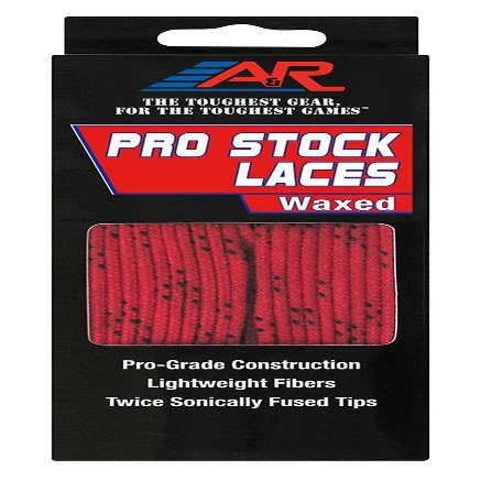 A&R Sports Pro-Stock Laces Red 84" - Waxed