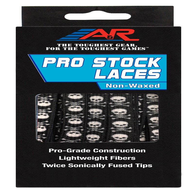 A&R Sports Pro-Stock Laces Skull&Crossbones 120"