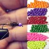 ANGLER DREAM 50 PCS Tungsten Beads Nymph Head Ball Fly Tying Beads Fly Tying Materials Six Colorful Colors 2.0MM-3.5MM (Fluo Yellow, 3.15mm) view 3