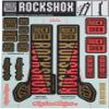 RockShox Troy Lee Decal Kit, 35mm, Gold/Orange view 1