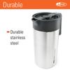GSI Outdoors, Glacier Stainless JavaPress, 30oz French Press Coffee Mug for Camping, Brushed view 4