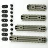 (Camming T-Nuts) 4-Pack Polymer Rail Section Kit L2 L3 L4 L5 Sizes for mounting Accessories flashlights, red dot Sights, and More (Olive Drab Green) view 2