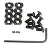 (Camming T-Nuts) 4-Pack Polymer Rail Section Kit L2 L3 L4 L5 Sizes for mounting Accessories flashlights, red dot Sights, and More (Olive Drab Green) view 3