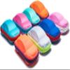 Ergonflow Pack of 2 Candy Color Kids Cartoon Sunglasses Case Car Shaped Spectacle Zipper Hard Eyeglass Case Box, Colors may vary view 1