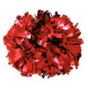 Metallic Cheerleader Cheerleading Pom Poms 6 inch 1 Pair 2 Pieces(Red) view 1