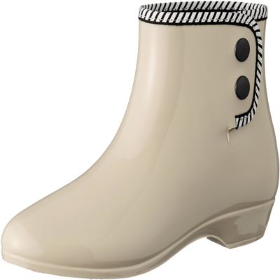 Maruryo() Women's Rain Boot, Beige, 22.5~23.0 cm 2E