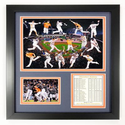 Legends Never Die 2017 MLB Houston Astros World Series Champions Framed Photo Collage, Collage, 12 x 15, (11408U)