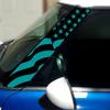 US Flag Pillar Vinyl Decals for 1st Gen MINI Cooper - Set of 2 - Choose Color - [Turquoise] view 1