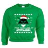 ALLNTRENDS Adult Sweatshirt I Find Your Lack Of Holiday Spirit Disturbing Xmas (3XL, Irish Green) view 1