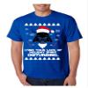 ALLNTRENDS Men's T Shirt I Find Your Lack of Holiday Spirit Disturbing Ugly Xmas (2XL, Royal Blue) view 1