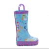 Mermaids Rubber Rain Boots Size 5 Purple view 2