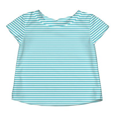 i play. by green sprouts baby girls Rashguard Rash Guard Shirt, Light Aqua, 4T US
