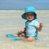 i play. by green sprouts baby girls Rashguard Rash Guard Shirt, Light Aqua, 4T US view 2