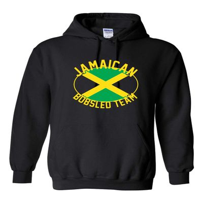 All Things Apparel Jamaican Bobsled Team 30th Anniversary Unisex Hoodie - 3XL Black (ATA1713)