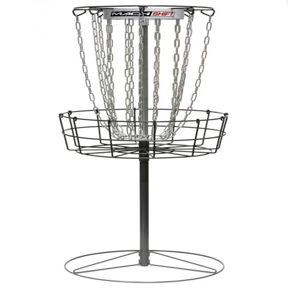 DGA Mach Shift 3-in-1 Portable Disc Golf Basket, White